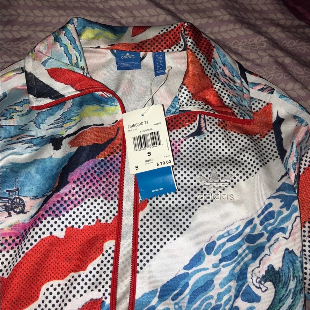 Adidas Track Jacket Size Small